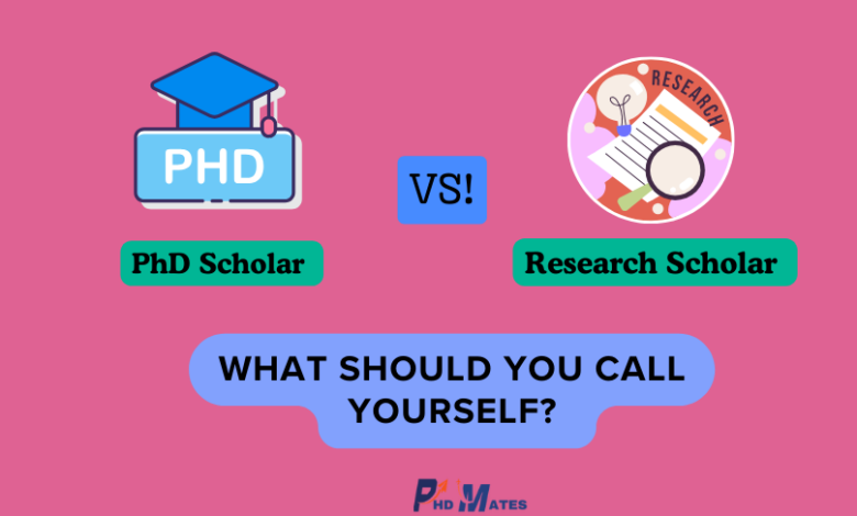 phd scholar vs research scholar